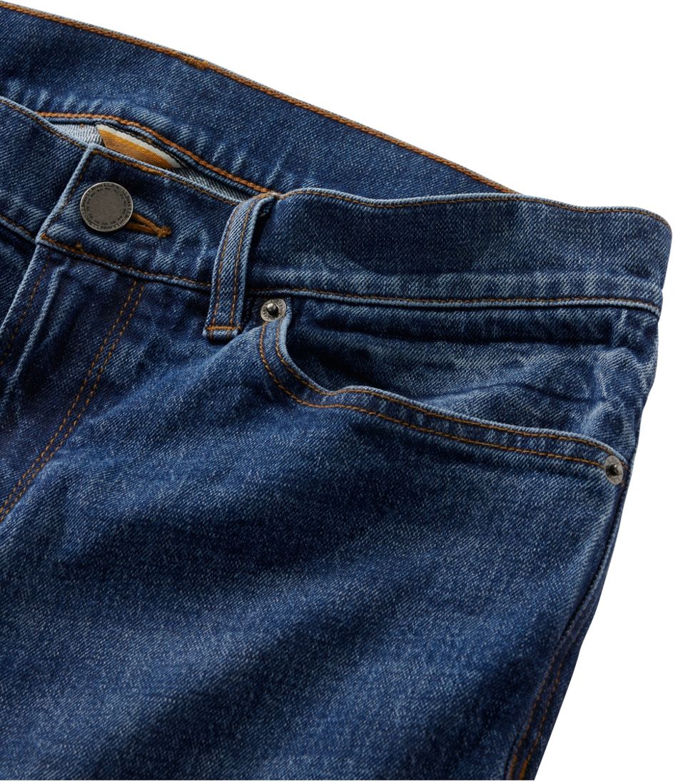 L.L.Bean Men's Signature Heritage Denim, Slim Fit, Straight Leg CLOTHING