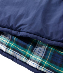 L.L.Bean Adults' Flannel Lined Camp Sleeping Bag, 20° OUTDOOR EQUIPMENT