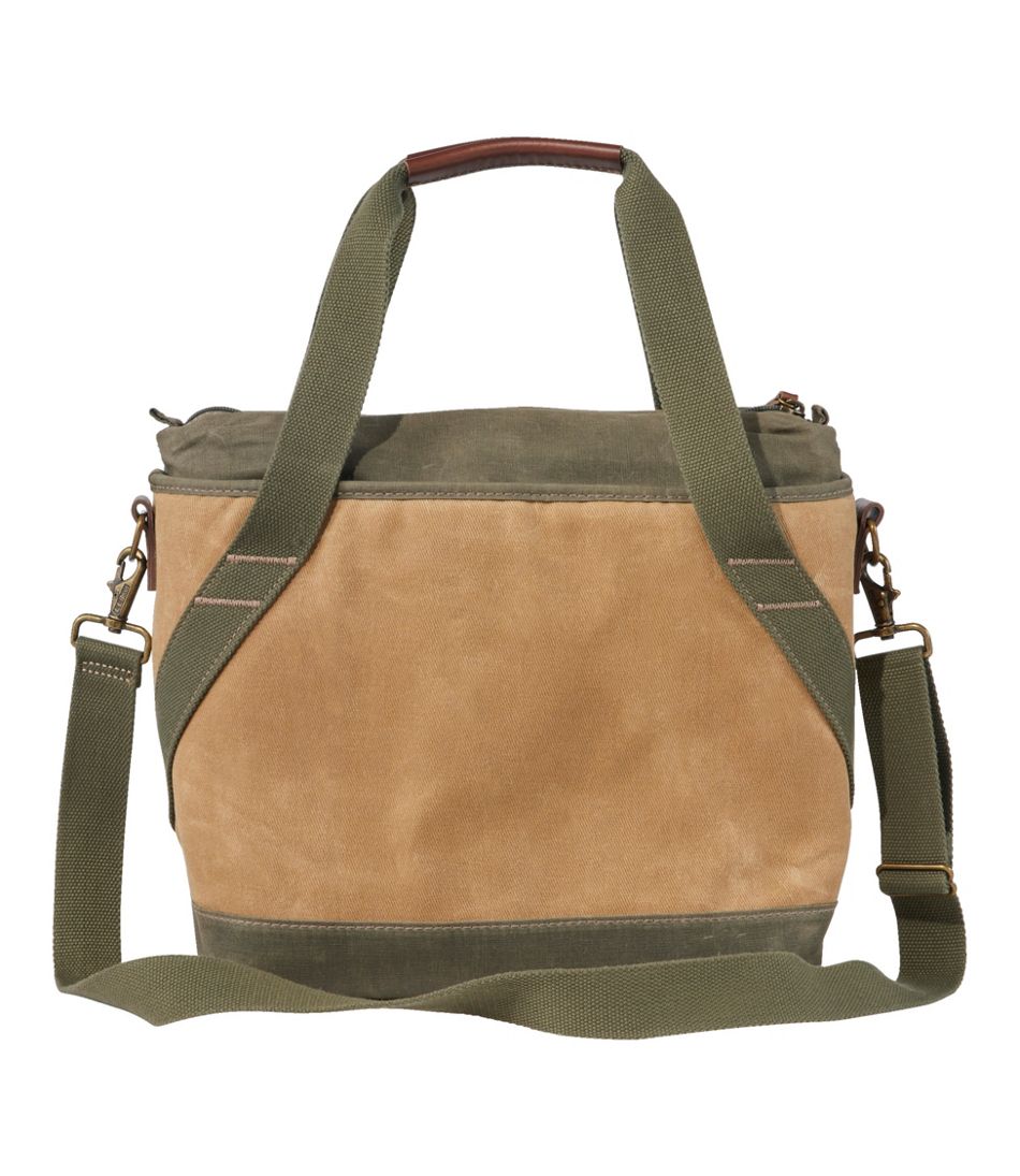 L.L.Bean Insulated Waxed-Canvas Tote, Medium OUTDOOR EQUIPMENT|BAG & TRAVEL