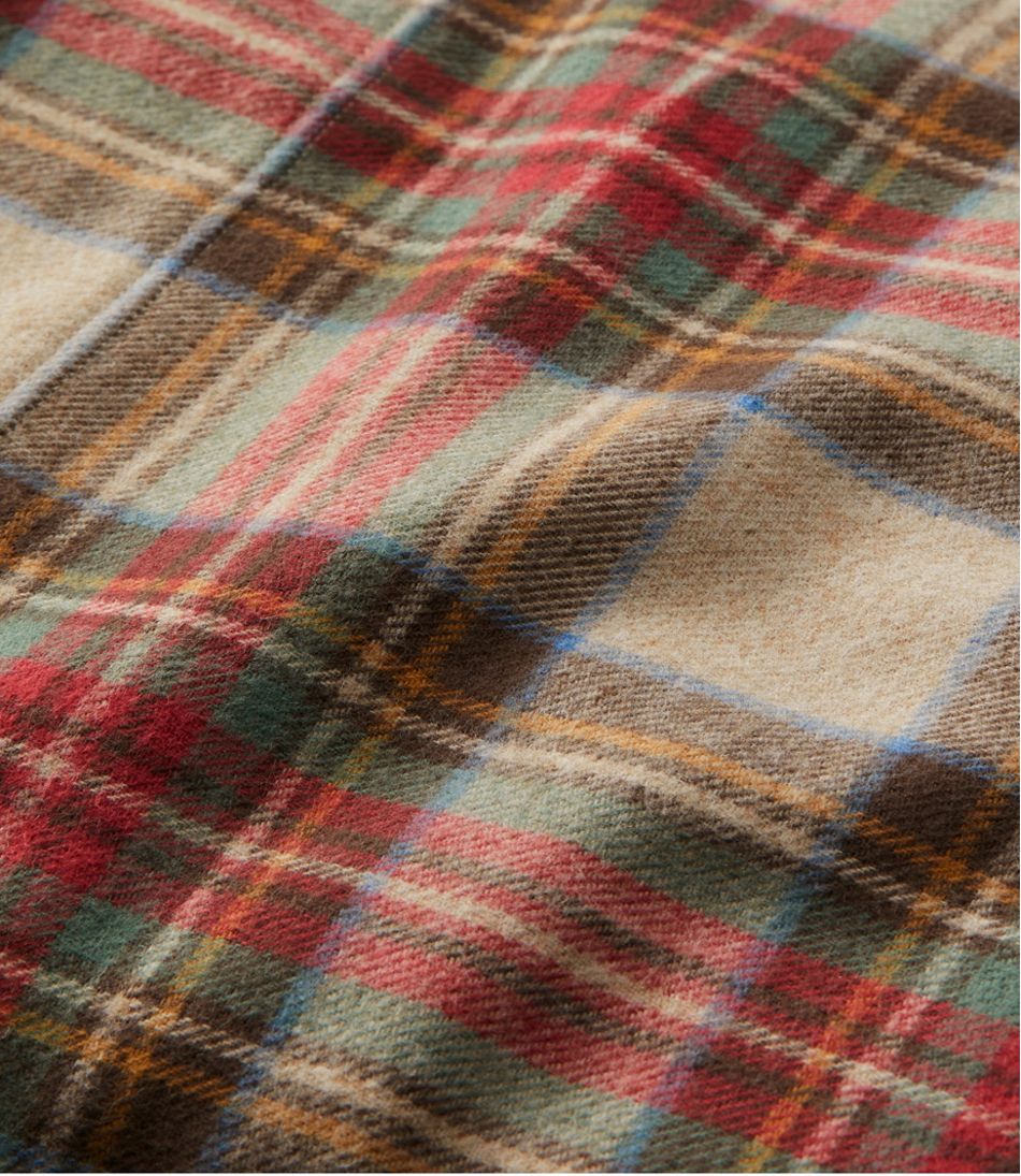 L.L.Bean Heritage Chamois Flannel Sheet Collection, Plaid HOME GOODS