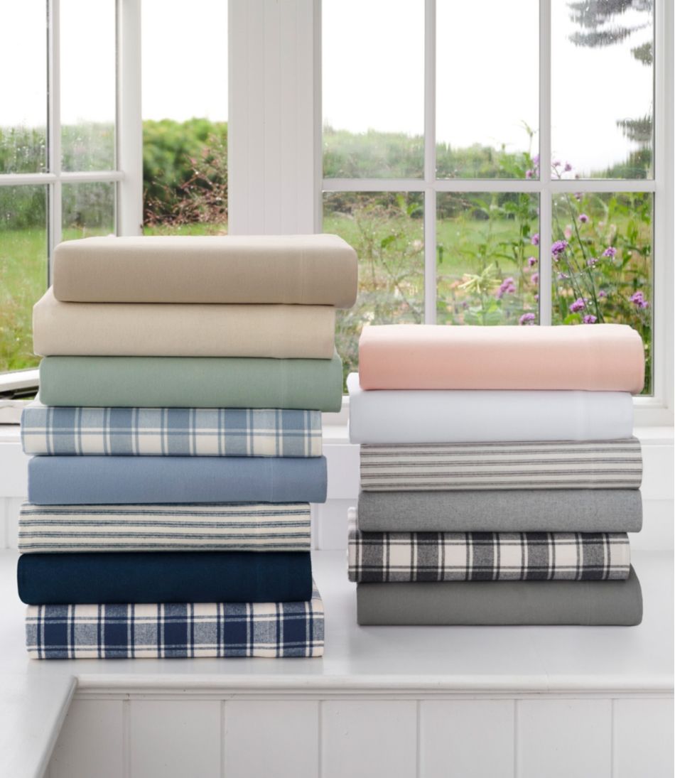L.L.Bean Ultrasoft Comfort Flannel Sheet, Fitted HOME GOODS