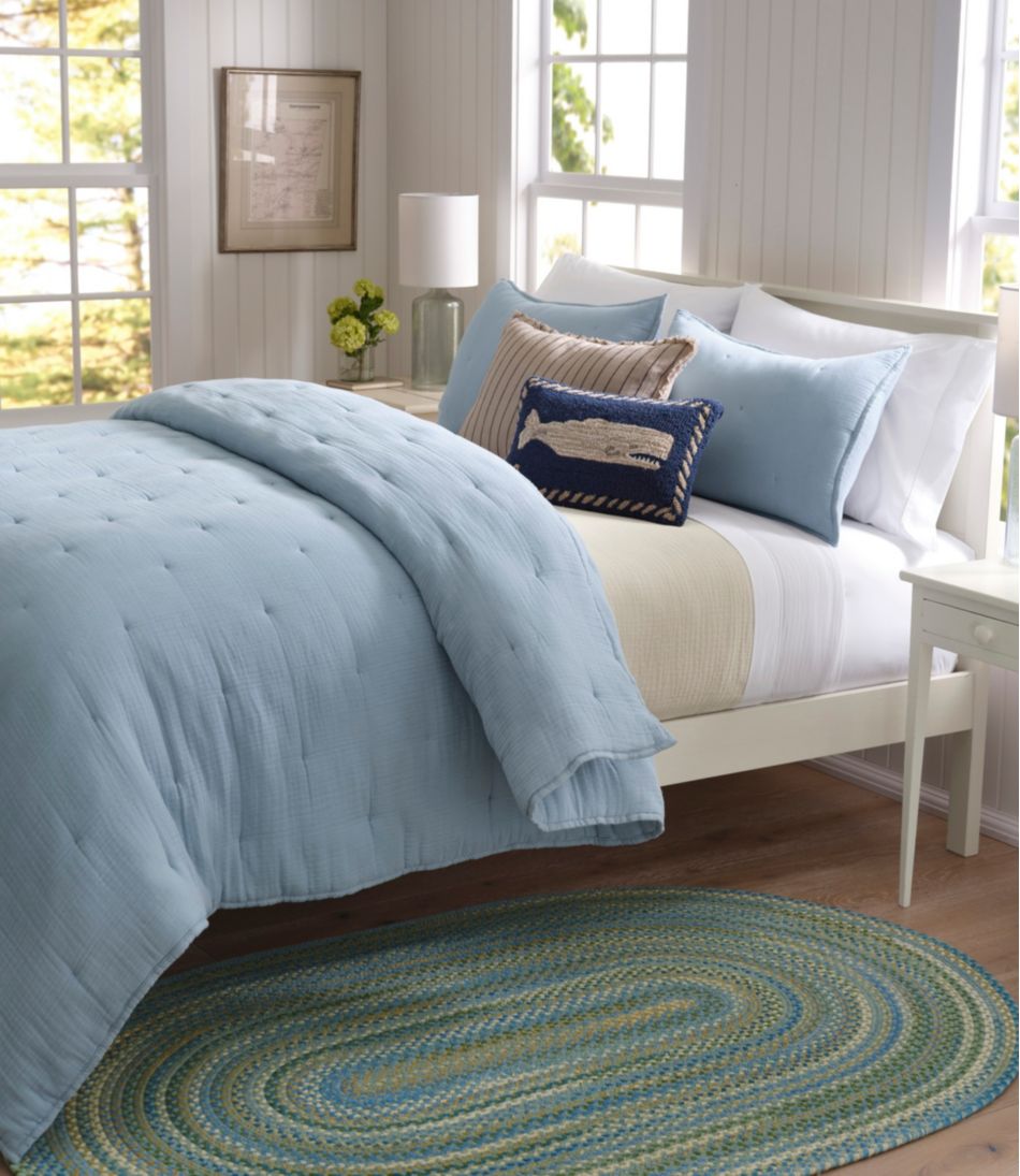 L.L.Bean Lightweight Cotton Gauze Blanket HOME GOODS