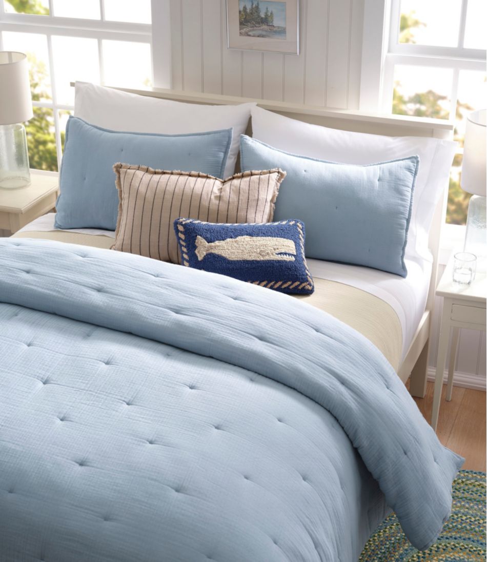 L.L.Bean Lightweight Cotton Gauze Blanket HOME GOODS