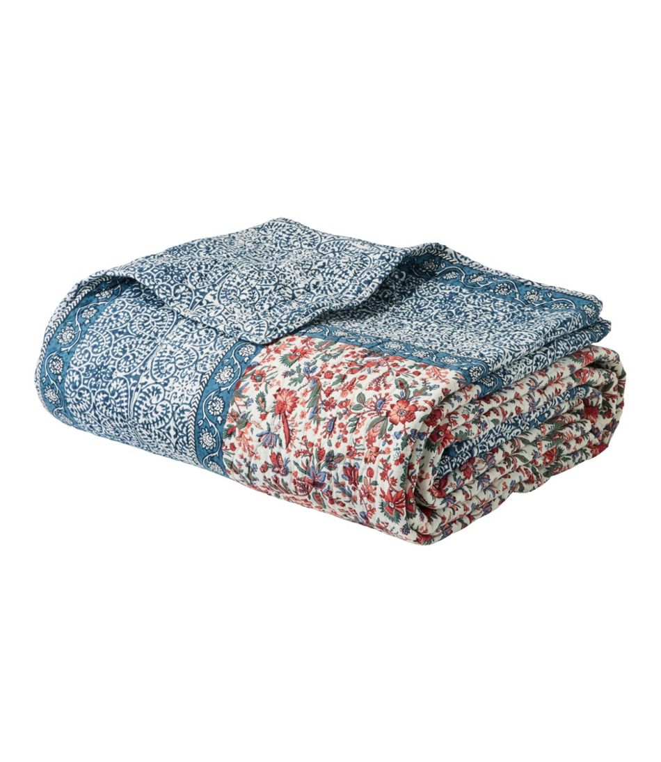 L.L.Bean Border Floral Quilt Collection HOME GOODS