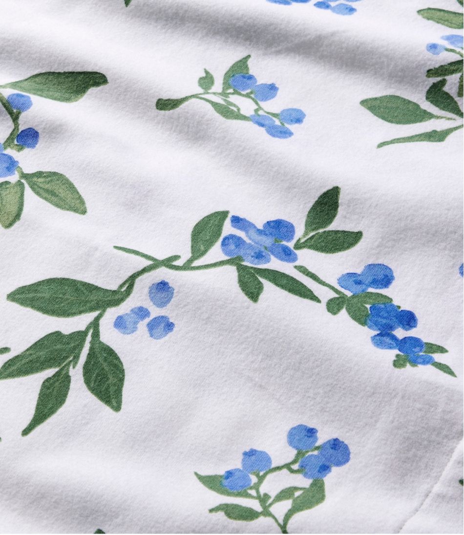 L.L.Bean Jess Franks Blueberry Flannel Sheet Collection HOME GOODS
