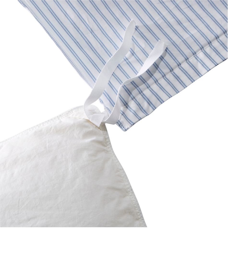 L.L.Bean Premium Egyptian Percale Comforter Cover Collection, Stripe HOME GOODS