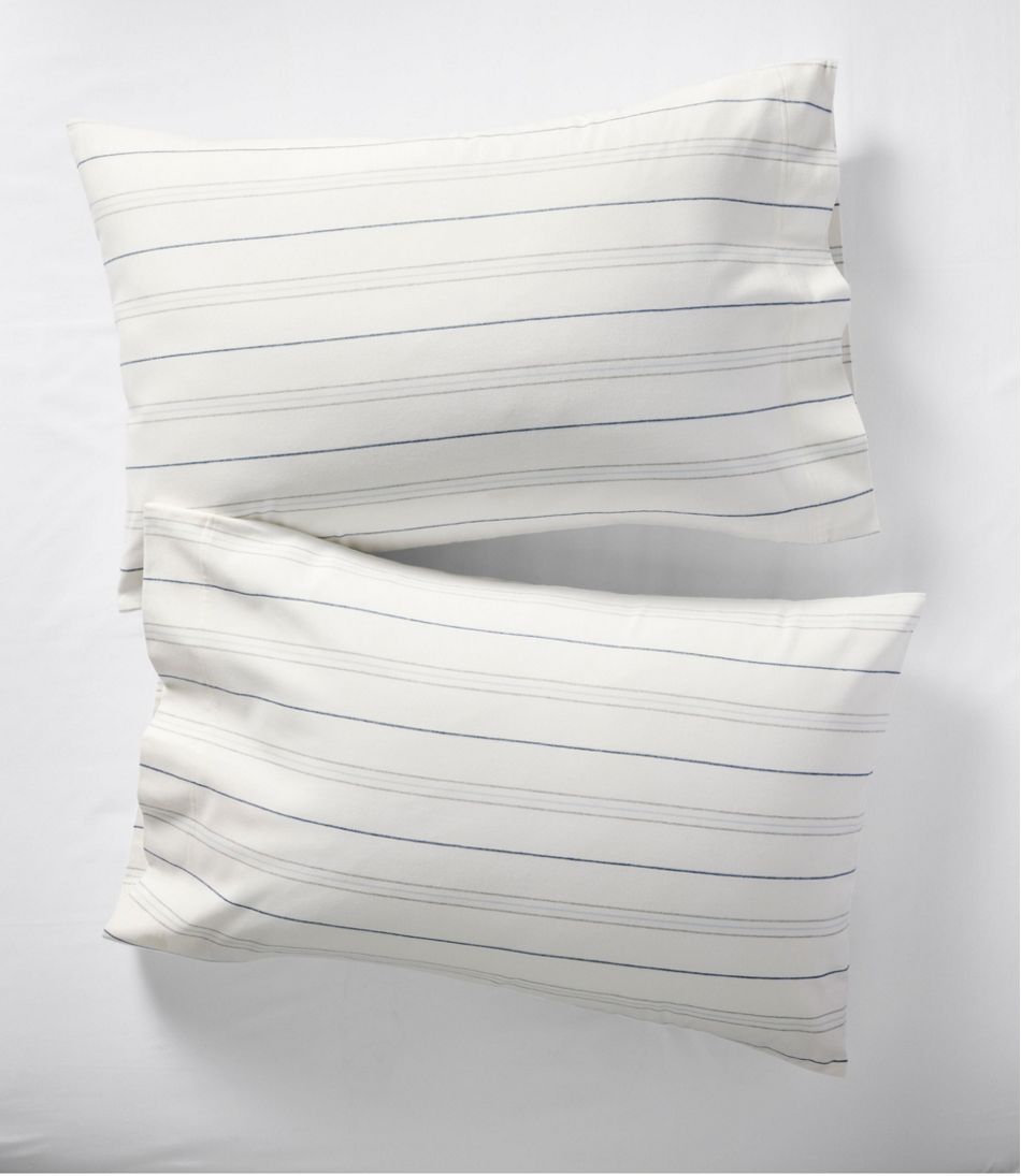 L.L.Bean Organic Flannel Sheet Collection, Stripe HOME GOODS