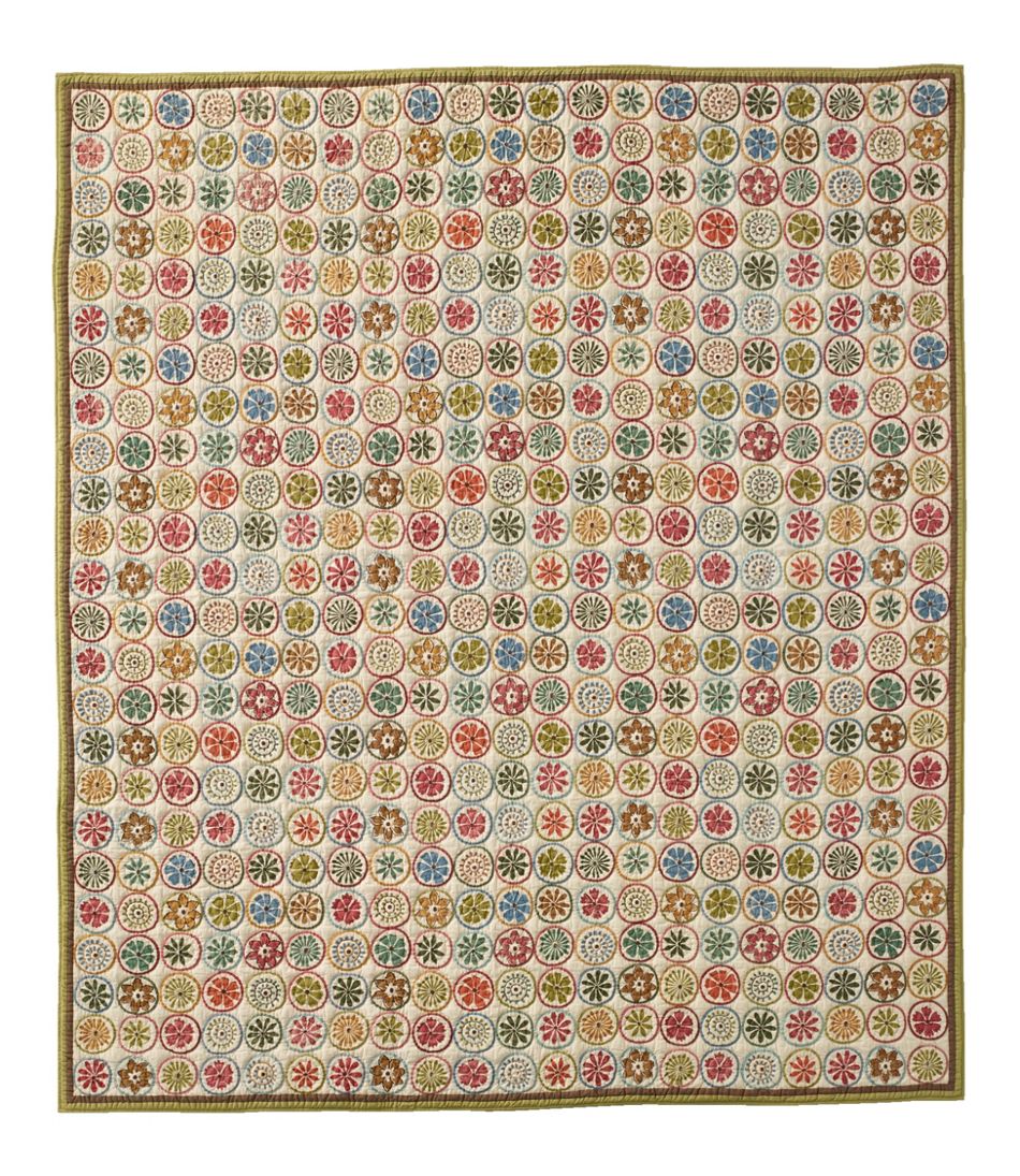 L.L.Bean Blooming Circles Quilt Collection HOME GOODS