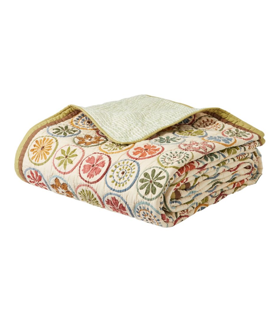 L.L.Bean Blooming Circles Quilt Collection HOME GOODS