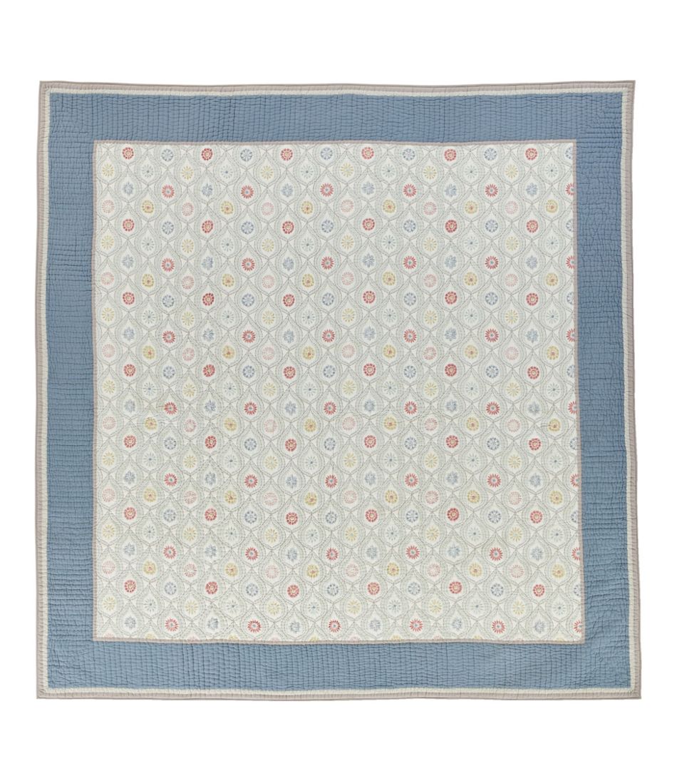 L.L.Bean Botanical Border Quilt Collection HOME GOODS