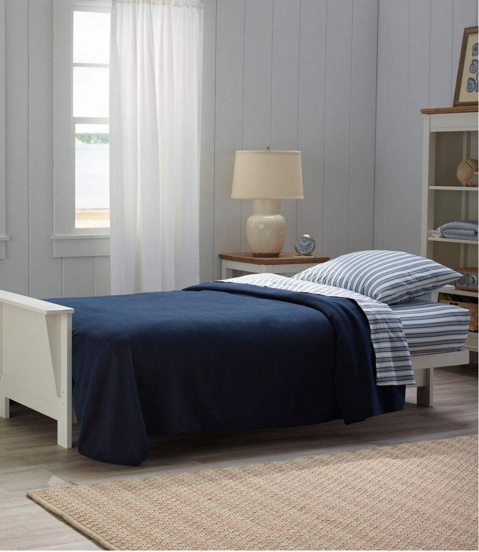 L.L.Bean Sunwashed Percale Sheet Collection, Stripe HOME GOODS