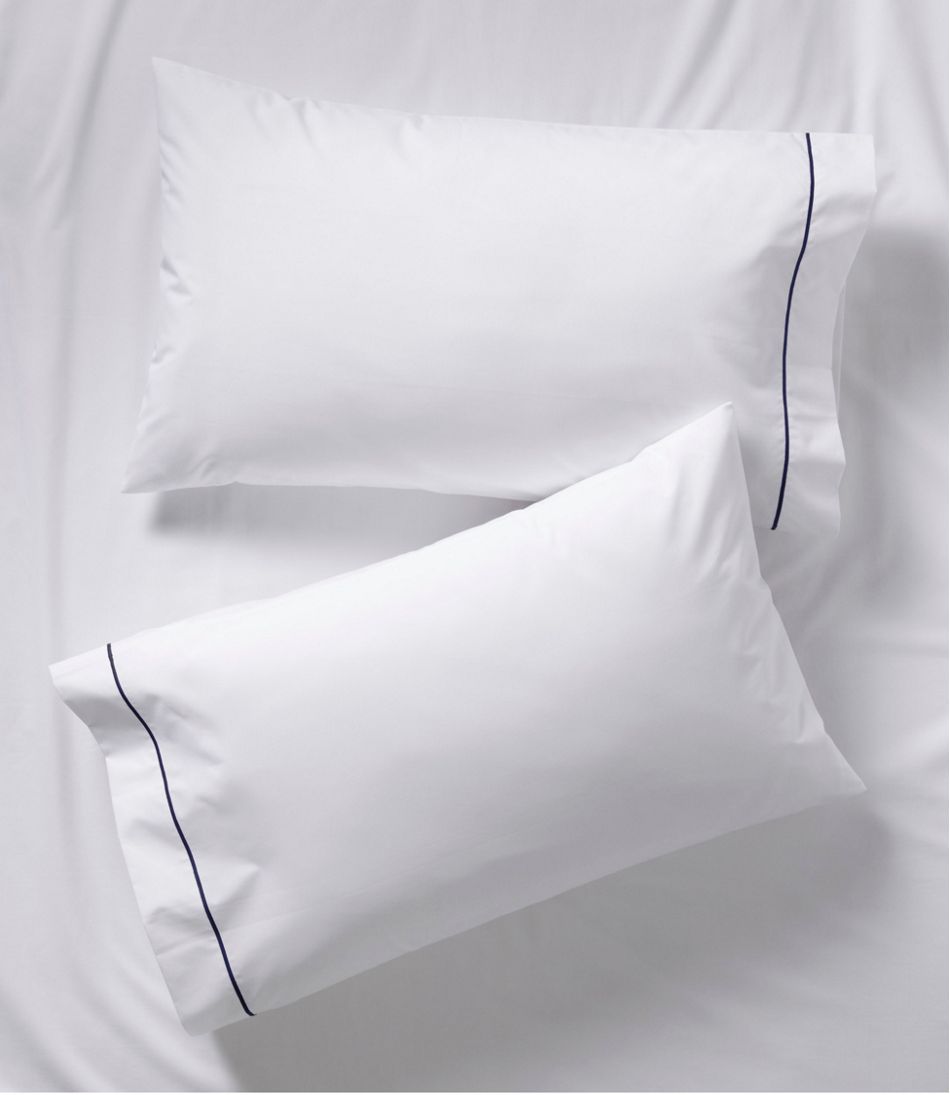 L.L.Bean Premium Egyptian Percale Sheet Collection, Satin Stitch HOME GOODS|SALE