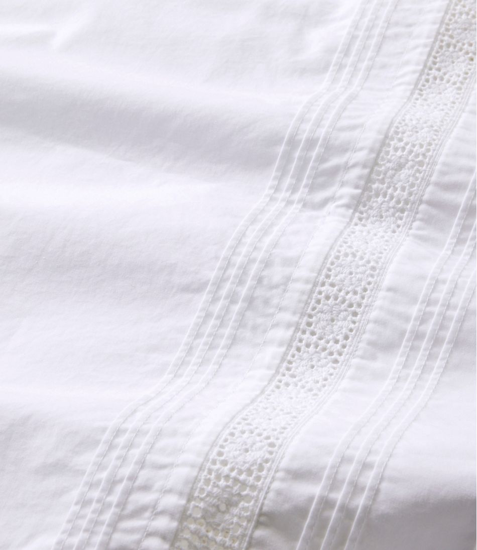 L.L.Bean Sunwashed Pintuck Sheet Collection HOME GOODS