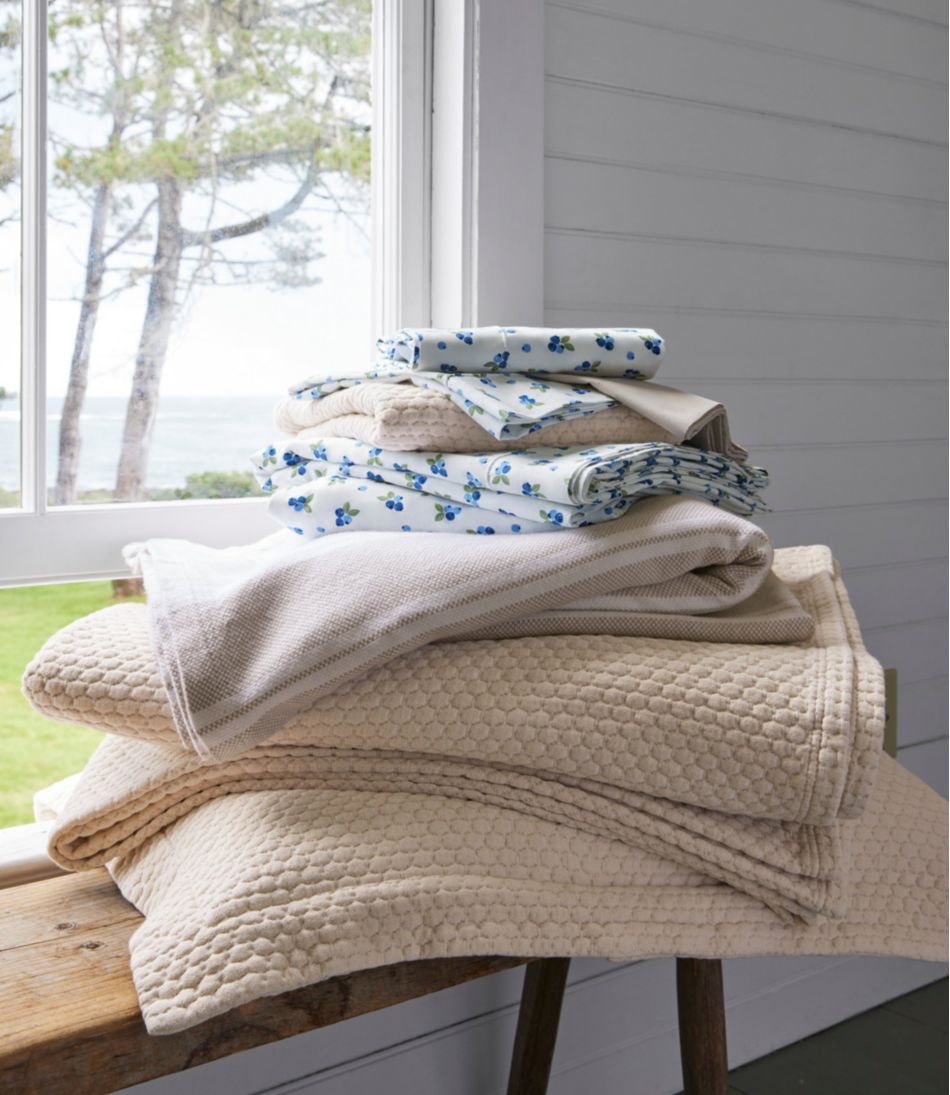 L.L.Bean Organic Honeycomb Matelassé Sham HOME GOODS