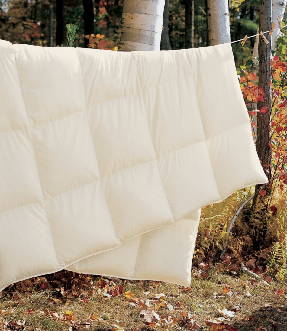 L.L.Bean Box-Stitch Goose Down Comforter, Warm HOME GOODS