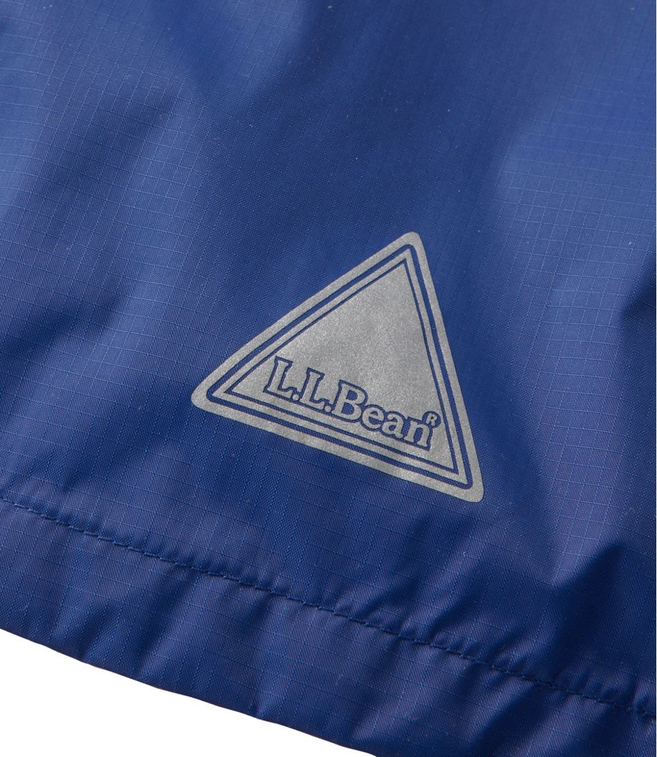L.L.Bean Kids' Wind and Rain Jacket, Reflective Zipper OUTERWEAR
