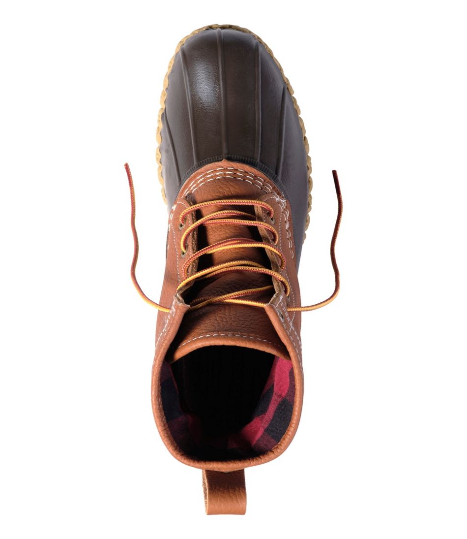 L.L.Bean Men's Bean Boots 8", Flannel-Lined Insulated FOOTWEAR