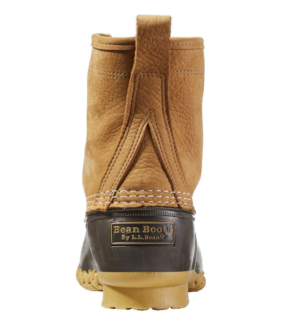 L.L.Bean Men's Bean Boots, 8" Fleece-Lined Insulated FOOTWEAR