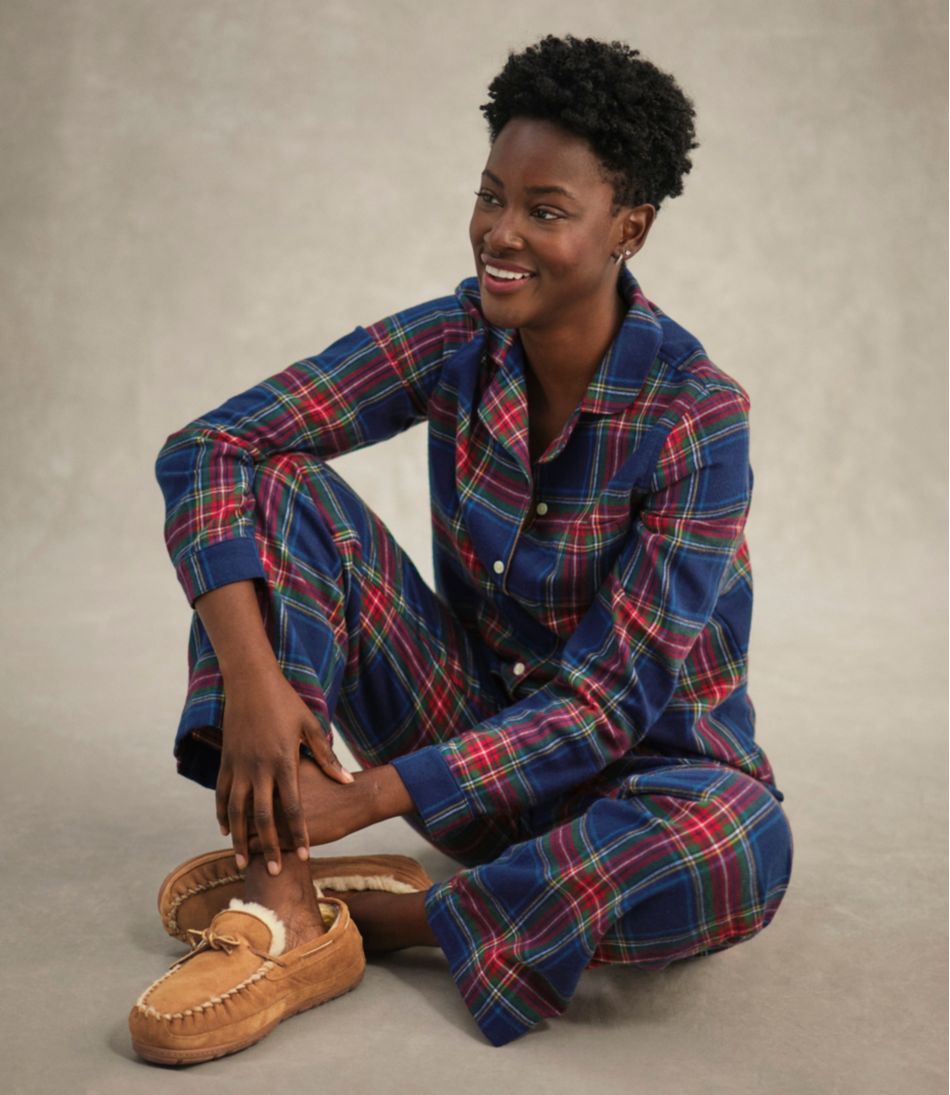 L.L.Bean Women's Scotch Plaid Flannel Pajamas CLOTHING|SALE