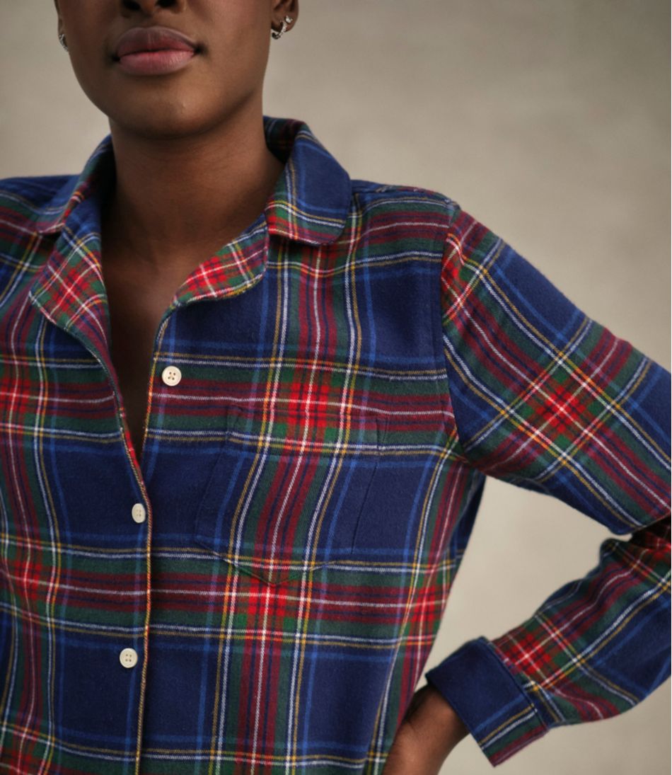 L.L.Bean Women's Scotch Plaid Flannel Pajamas CLOTHING|SALE