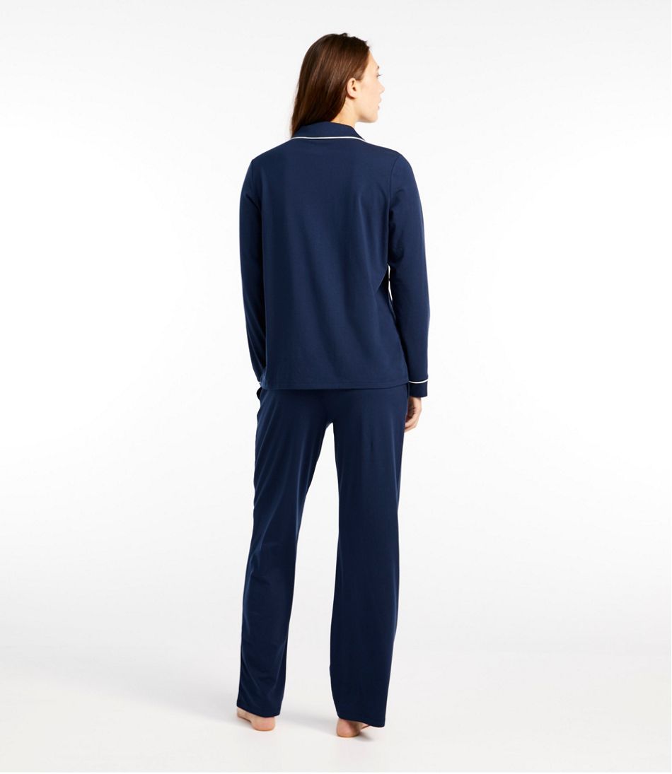 L.L.Bean Women's Super-Soft Shrink-Free Pajama Set, Button-Front CLOTHING|SALE