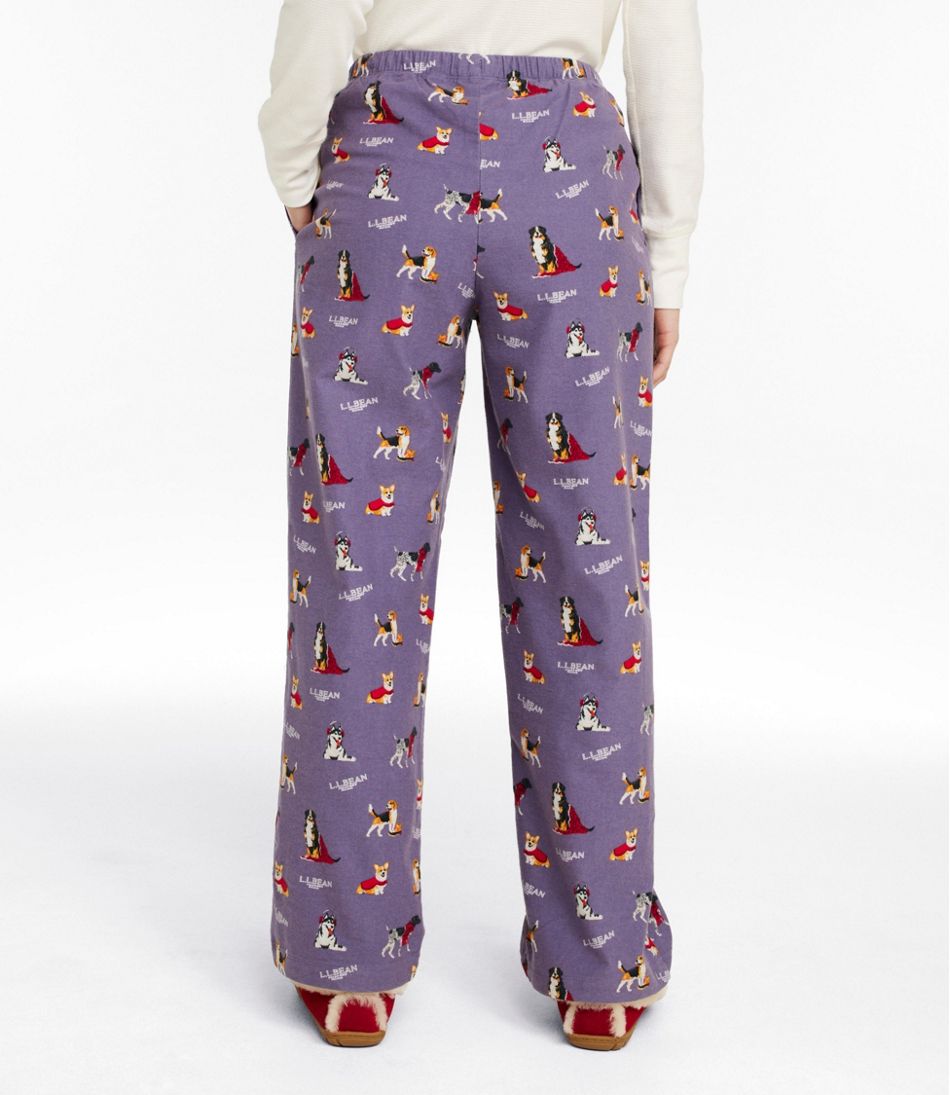 L.L.Bean Women's Flannel Sleep Pants, Print CLOTHING|SALE