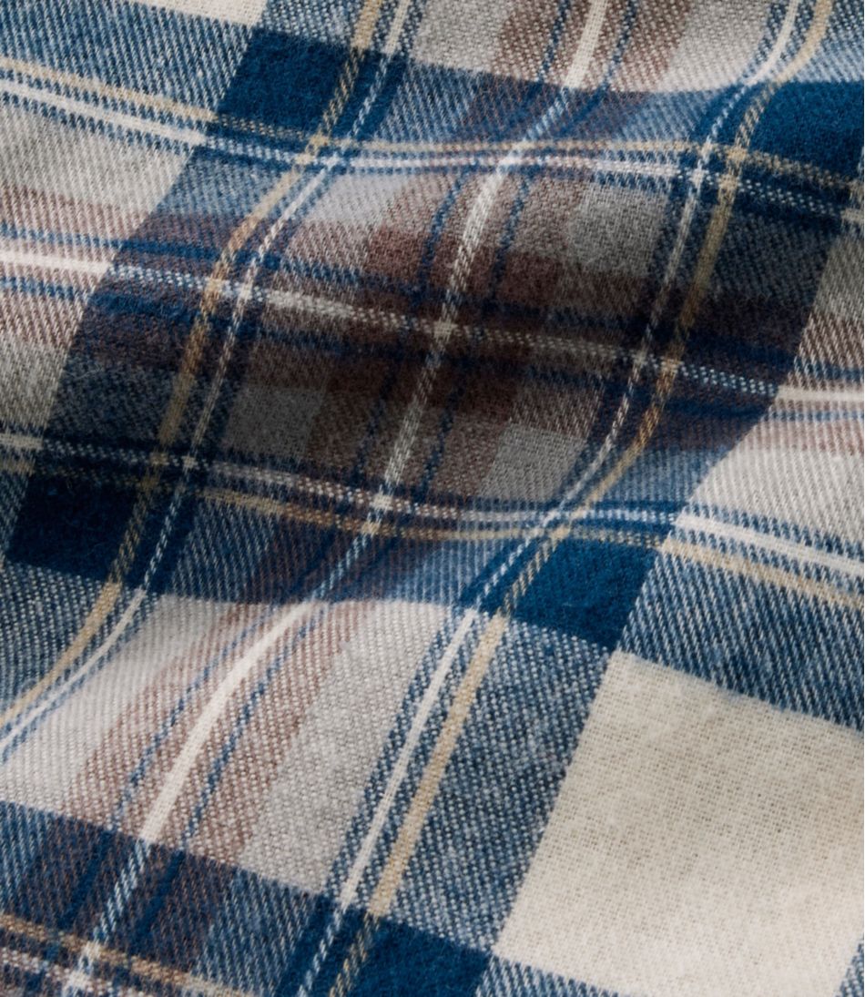 L.L.Bean Women's Scotch Plaid Flannel Robe CLOTHING
