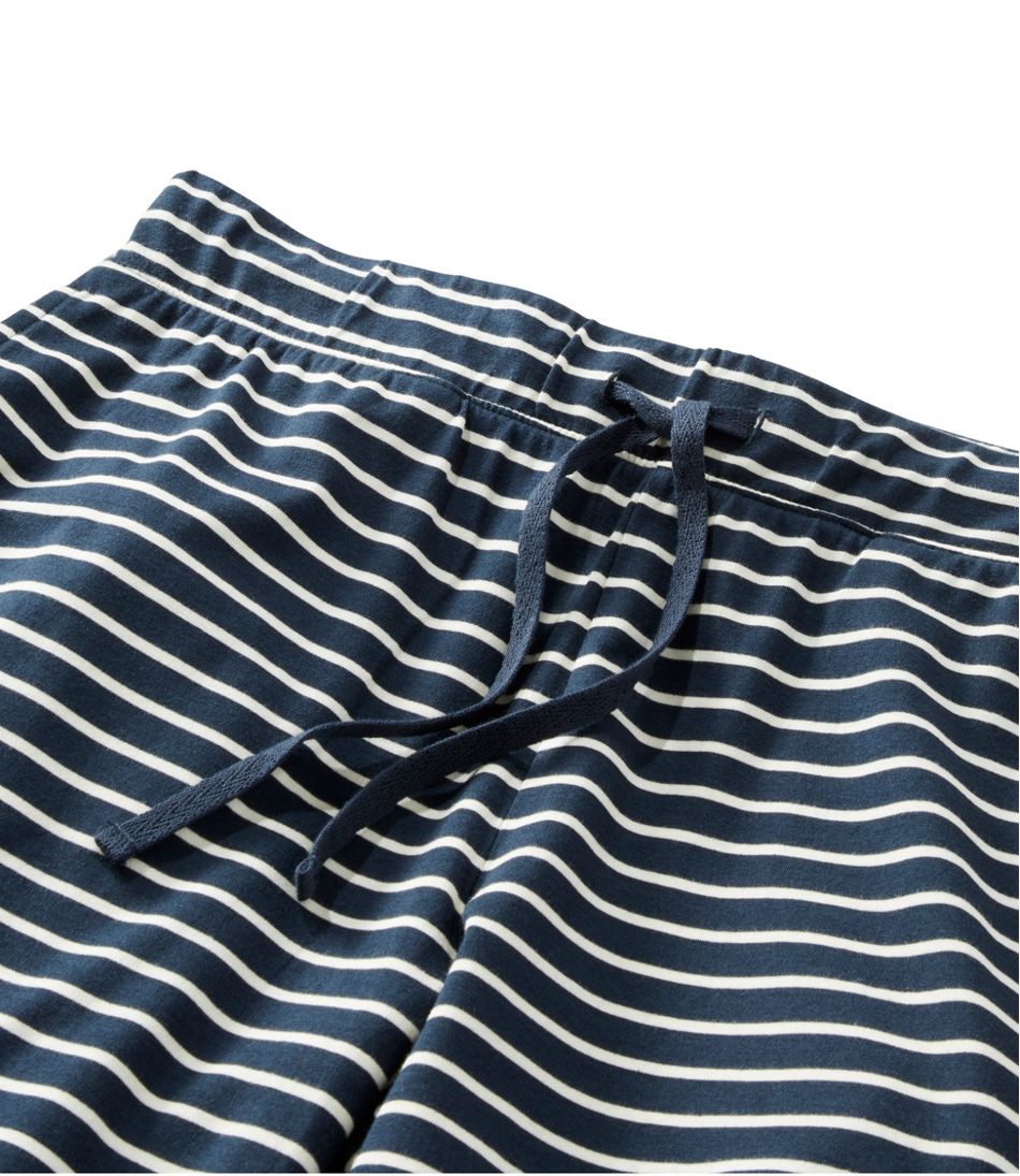 L.L.Bean Women's Super-Soft Shrink-Free Button Front Pajama Set, Stripe CLOTHING|SALE