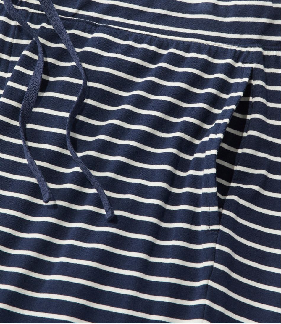 L.L.Bean Women's Super-Soft Shrink-Free Button Front Pajama Set, Stripe CLOTHING|SALE