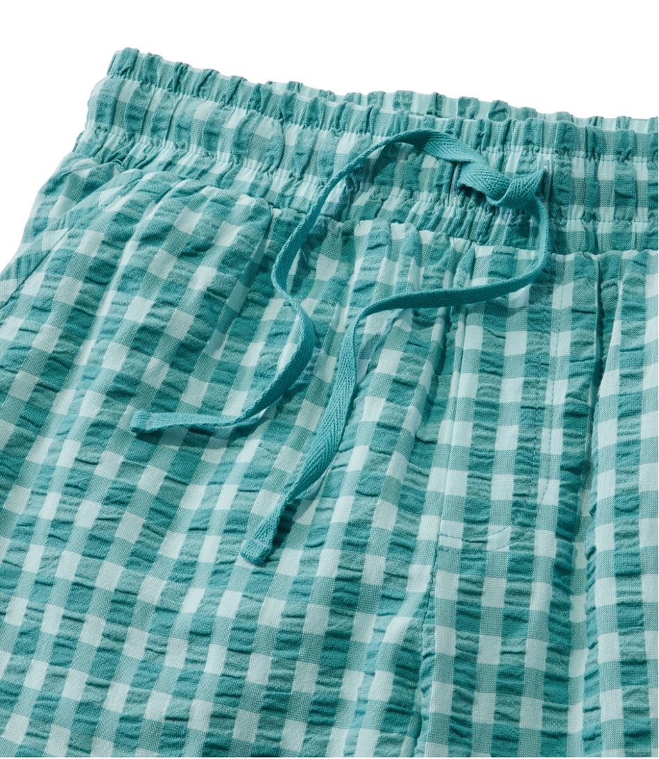 L.L.Bean Women's Bean's Seacoast Seersucker Pajama Pant Set CLOTHING