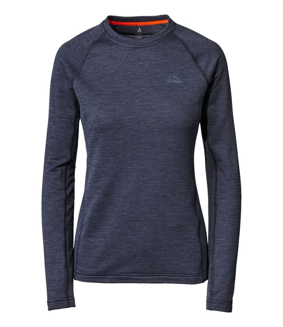 L.L.Bean Women's Midweight Base Layer Crew Top CLOTHING