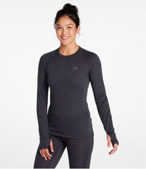 L.L.Bean Women's Midweight Base Layer Crew Top CLOTHING