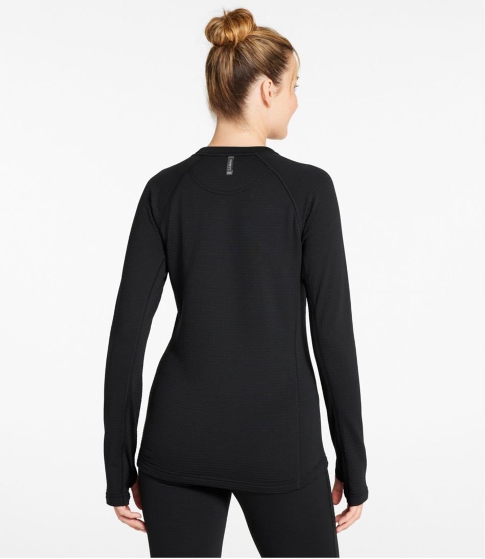 L.L.Bean Women's Heavyweight Base Layer Crew Top CLOTHING