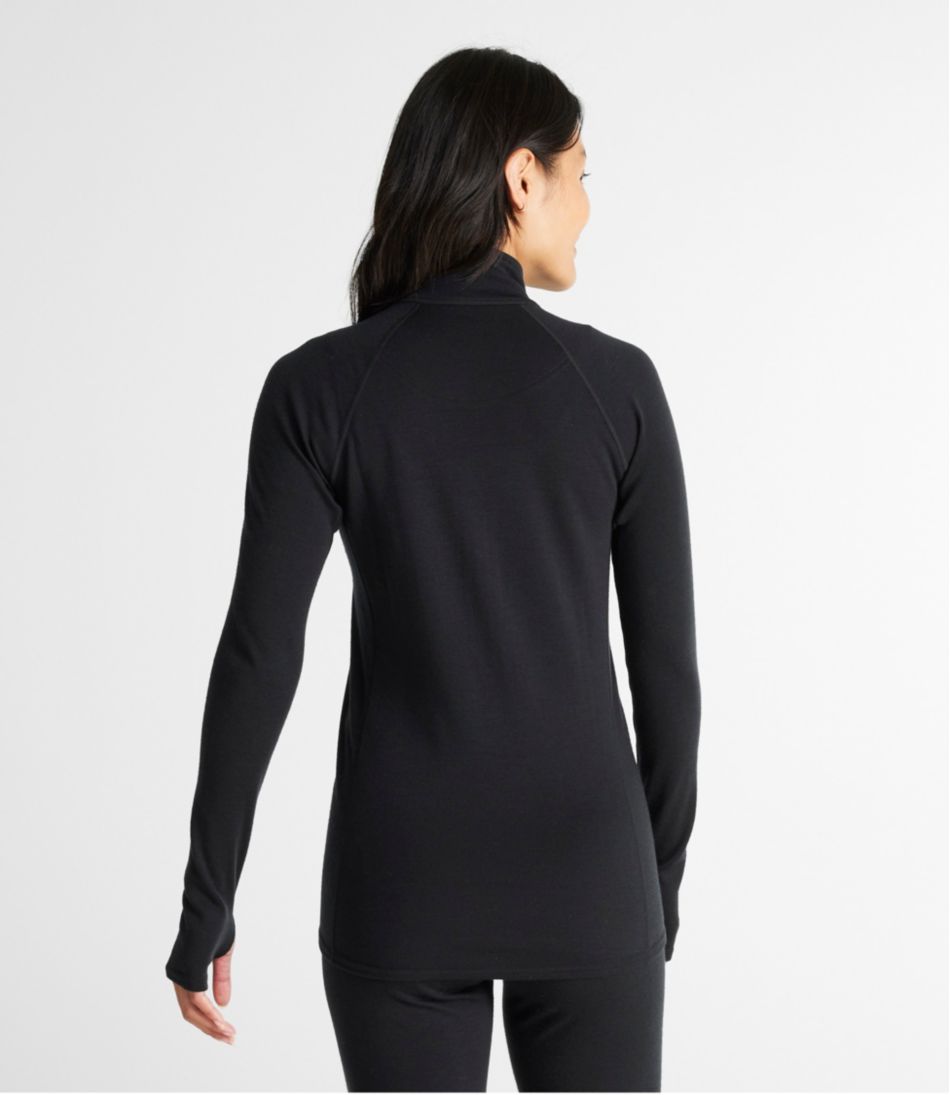 L.L.Bean Women's Cresta Midweight 250 T-Zip Top CLOTHING