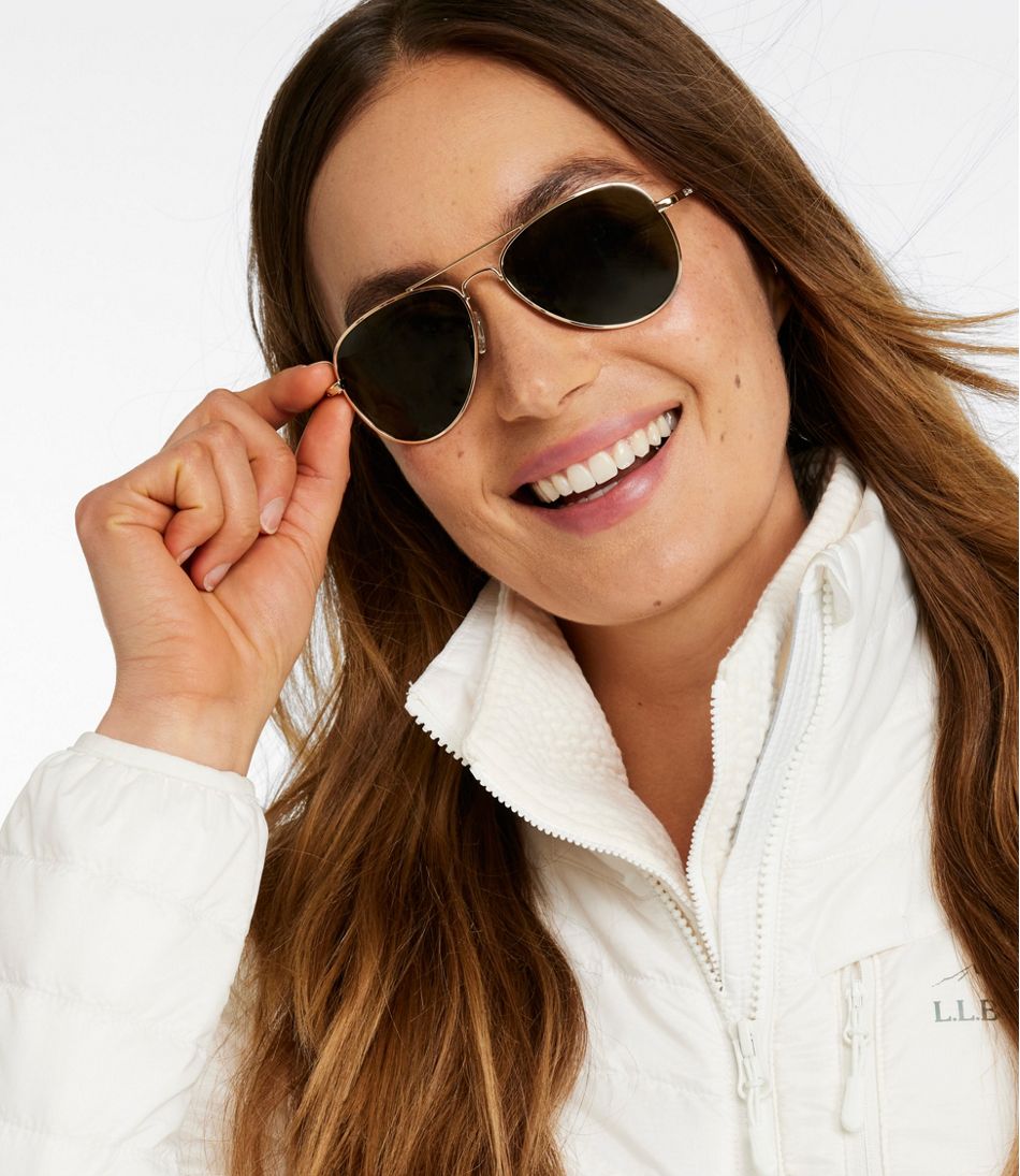 L.L.Bean Adults' Classic Aviator Polarized Sunglasses CLOTHING|OUTDOOR EQUIPMENT