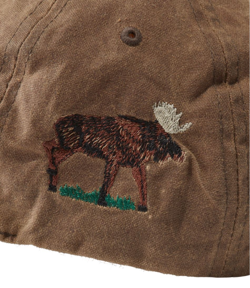 L.L.Bean Adults' MIF&W Waxcloth Hat, Moose CLOTHING|OUTERWEAR|OUTDOOR EQUIPMENT