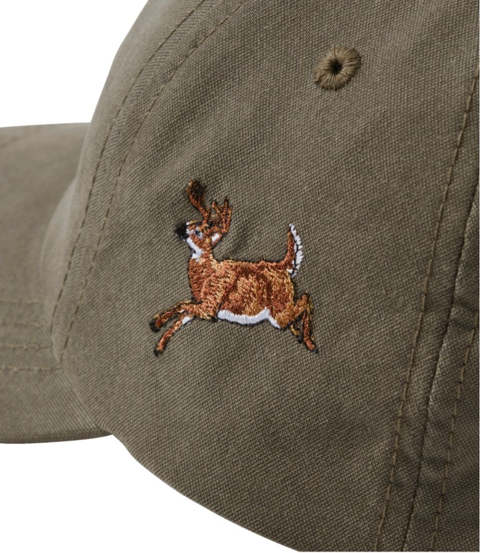 L.L.Bean Adults' MIF&W Baseball Cap, Deer CLOTHING|OUTERWEAR|OUTDOOR EQUIPMENT