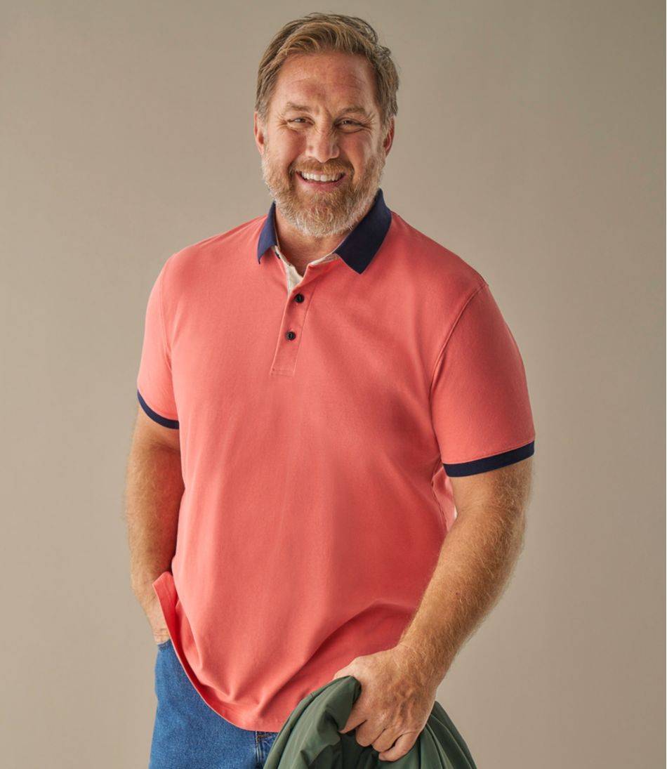L.L.Bean Men's Casco Bay Rugged Polo, Short-Sleeve CLOTHING|SALE