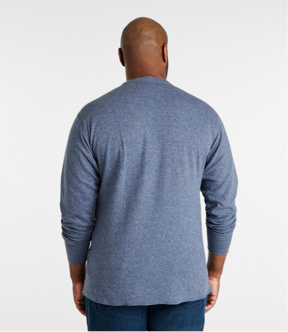 L.L.Bean Men's Two-Layer River Driver's Shirt®, Traditional Fit Henley CLOTHING