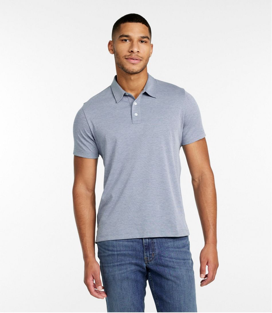 L.L.Bean Men's Comfort Stretch Performance® Polo, Short-Sleeve, Slightly Fitted CLOTHING|SALE