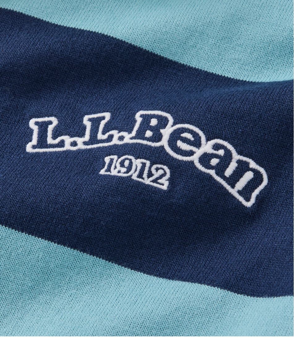 L.L.Bean Men's Bean's Vintage Soft Rugby, Stripe Embroidered CLOTHING