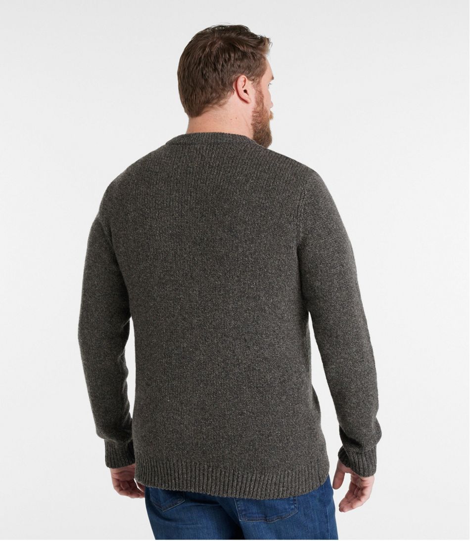 L.L.Bean Men's Bean's Classic Ragg Wool Sweater, Crewneck CLOTHING