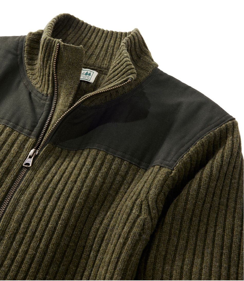 L.L.Bean Men's Commando Sweater, Full-Zip CLOTHING|OUTDOOR EQUIPMENT
