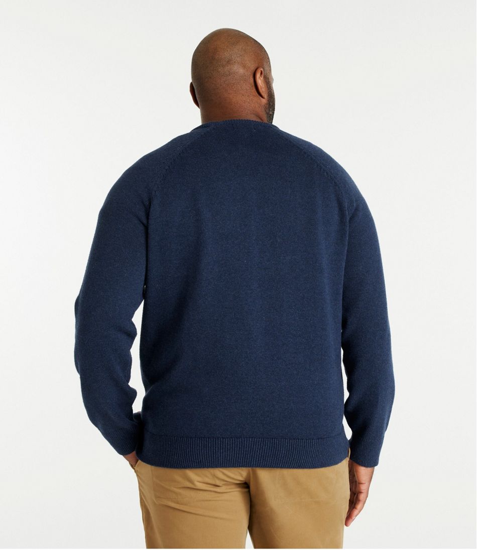 L.L.Bean Men's Wicked Soft Cotton/Cashmere Sweater, Crewneck CLOTHING|SALE