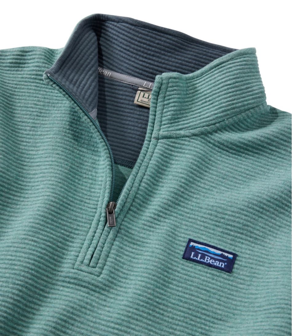 L.L.Bean Men's Lakewashed Double-Knit Quarter-Zip Pullover CLOTHING|SALE