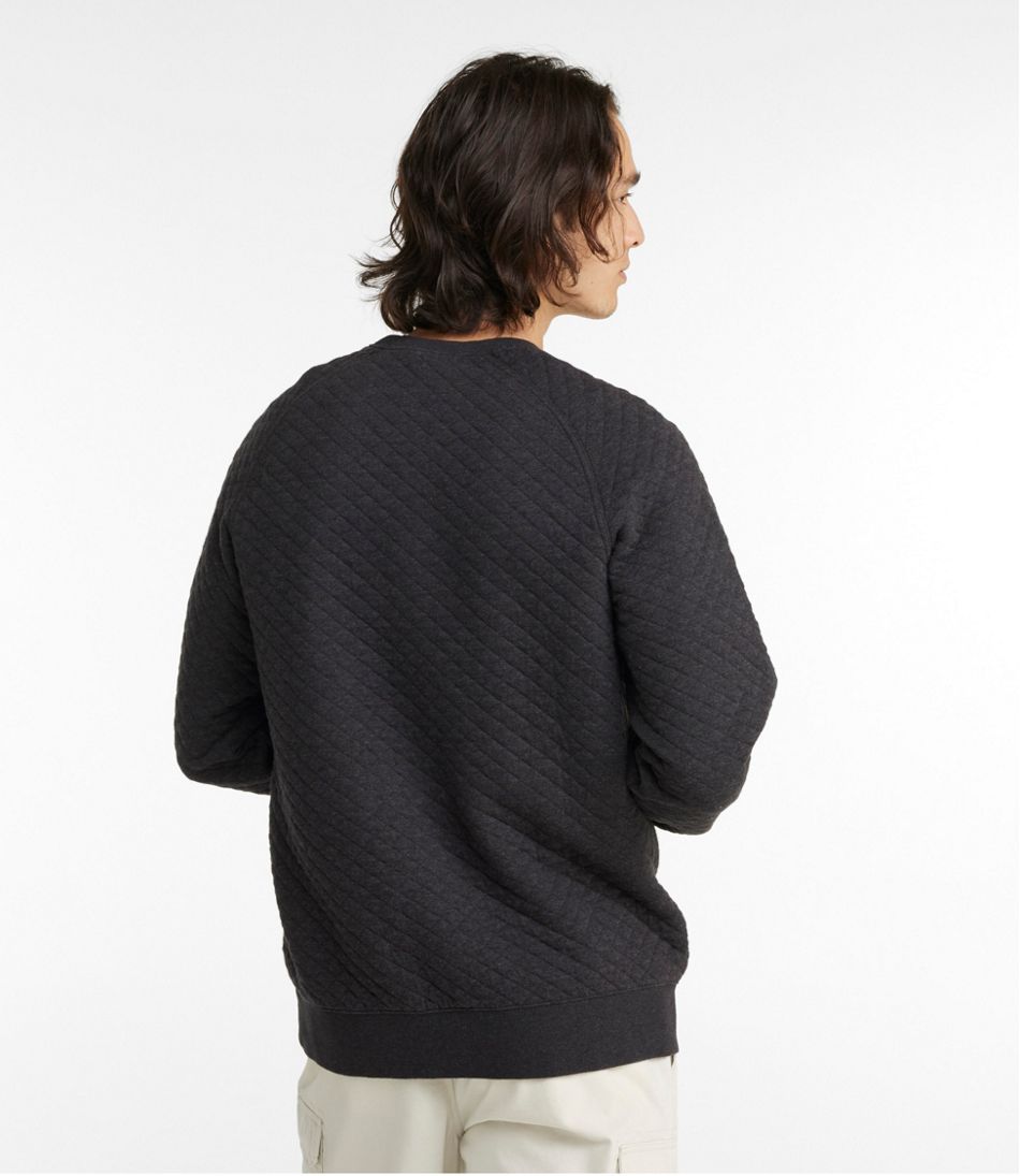L.L.Bean Men's Quilted Sweatshirt, Crewneck CLOTHING|SALE