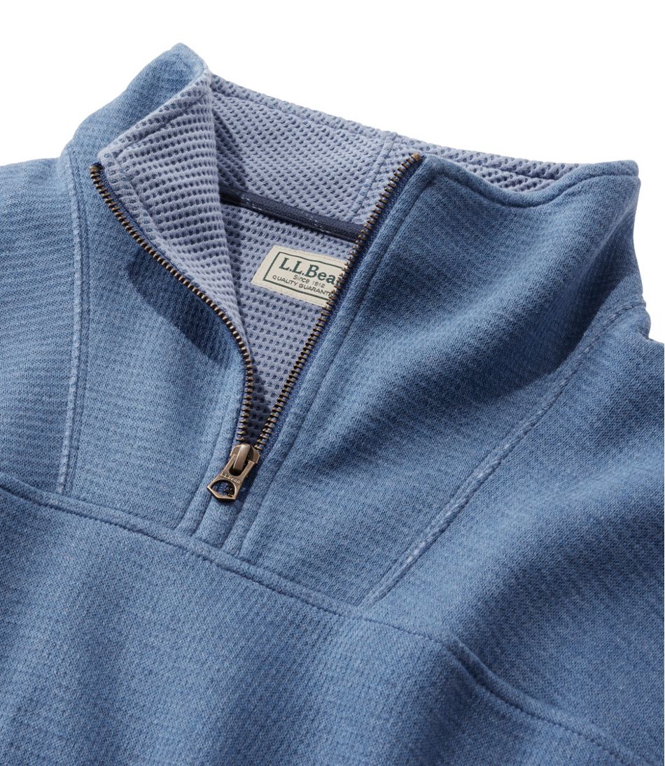 L.L.Bean Men's All Seasons Textured Sweats, Quarter-Zip CLOTHING|SALE