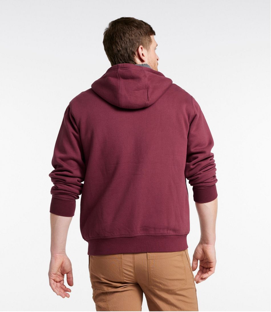 L.L.Bean Men's Katahdin Iron Works® Hooded Sweatshirt, Fleece-Lined CLOTHING