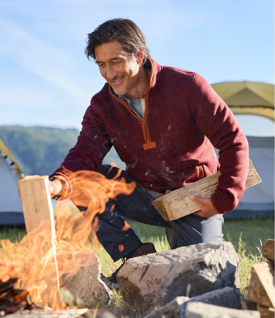 L.L.Bean Men's Bean's Sweater Fleece Half-Zip Pullover CLOTHING|SALE