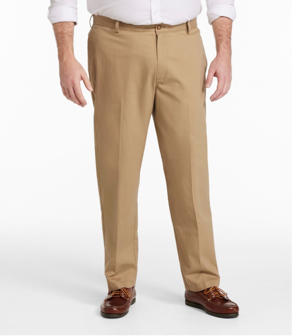 L.L.Bean Men's Wrinkle-Free Double L® Chinos, Classic Fit, Plain Front CLOTHING|SALE